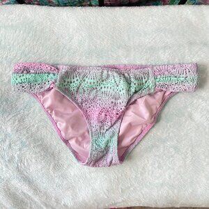 Victoria's Secret The Knockout Bikini Bottom Small Crochet Lace Mesh